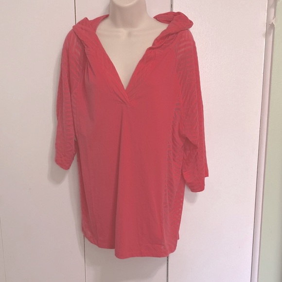 LOLE Montreal Salamander Pink Pullover Lightweight Hoodie Womens Medium - Picture 2 of 13